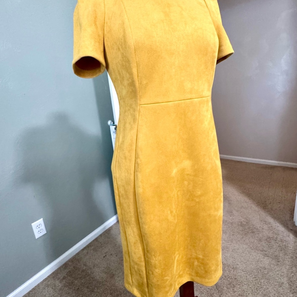 Calvin Klein Mustard Cocktail Dress